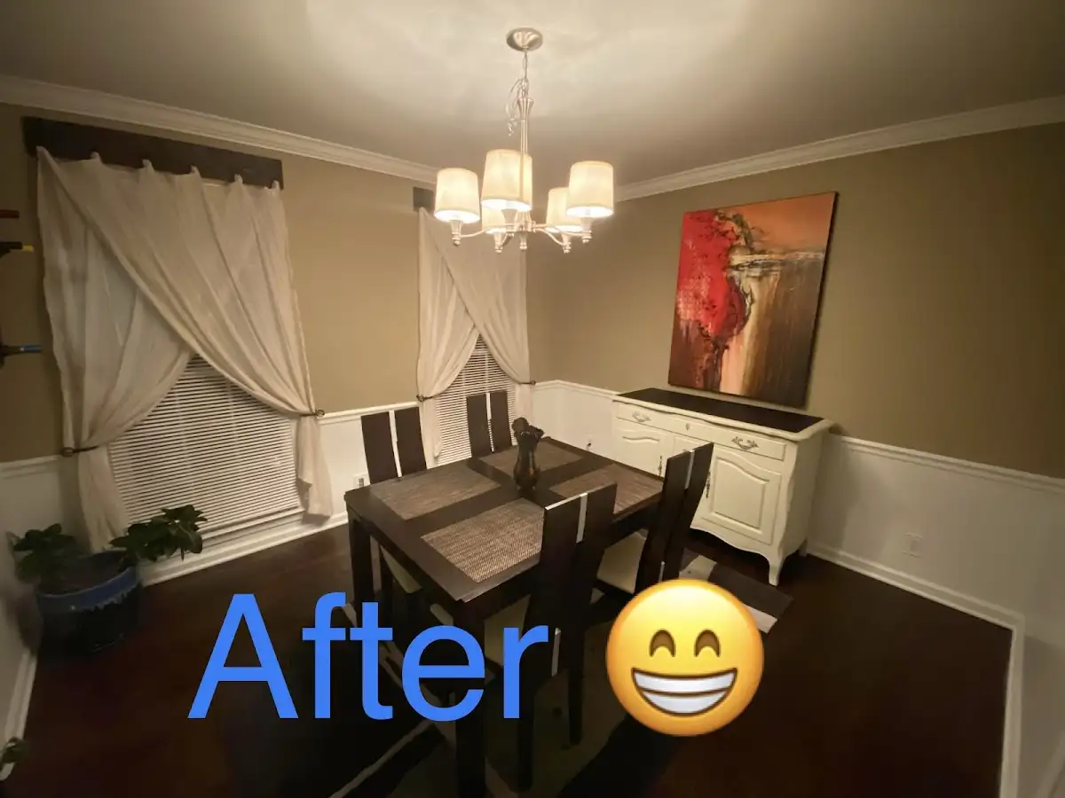 Professional dining room restoration after water damage in Richmond
